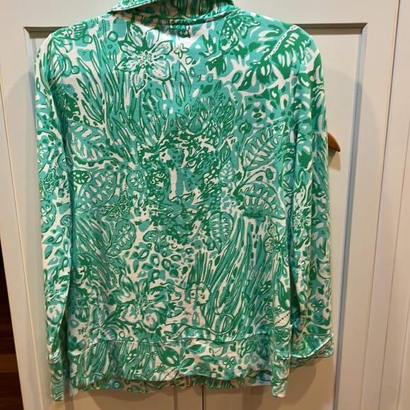 Lilly Pulitzer Zip Up Jacket monkey butterfly panther leopard Mother’s Day - Picture 4 of 5